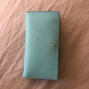 Kate Spade Aqua bluer wallet